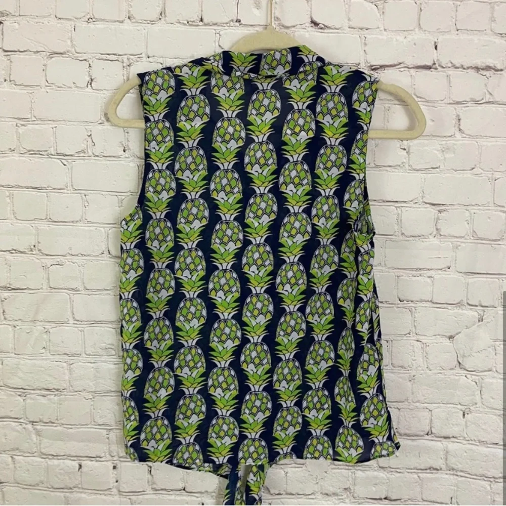 Banana republic pineapple tie top - Picture 5 of 5